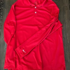 Nike golf long sleeve polo.